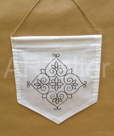 Mandala - vlaječka s předkresleným obrázkem